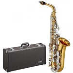 Saxofone Alto Yamaha Yas26 ID Mib Lacrado com Case Sax