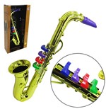 Ficha técnica e caractérísticas do produto Saxofone Infantil Jazz Music 36cm - Wo Mohnish