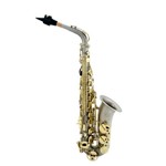Ficha técnica e caractérísticas do produto Saxofone Milano Alto Chaves Douradas Mi Bemol Eb + Estojo + Acessórios