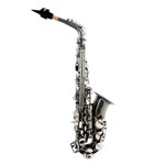 Ficha técnica e caractérísticas do produto Saxofone Milano Alto Model B + Cases + Acessórios