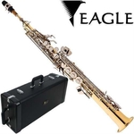Ficha técnica e caractérísticas do produto Saxofone Soprano Eagle Sp502 Ln Em Sib + Case Luxo Promoção