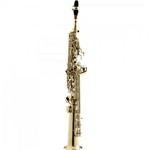 Ficha técnica e caractérísticas do produto Saxofone Soprano Reto Bb Hsst-410l Laqueado Harmonics