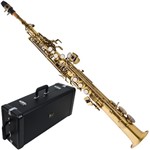 Saxofone Soprano Envelhecido + Estojo Luxo Sp502vg Eagle
