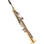 Ficha técnica e caractérísticas do produto Saxofone Soprano Reto Eagle Sp 502 Ln Laqueado/niquelado + Case