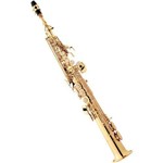 Saxofone Soprano Reto Eagle Sp502 em Sib (Bb) com Case - Laqueado