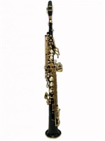 Saxofone Soprano Reto Sib Preto Halk