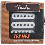 Ficha técnica e caractérísticas do produto Set de Captadores Fender Tex Mex Strato White