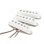 Ficha técnica e caractérísticas do produto Set de Captadores para Guitarra Custom Strat Branco - Fender - Fender