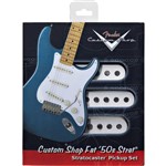 Ficha técnica e caractérísticas do produto Set de Captadores para Guitarra Fat 50S Strat Branco Fender - Fender