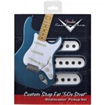 Ficha técnica e caractérísticas do produto Set de Captadores para Guitarra Fat `50S Strat Branco Fender