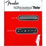 Ficha técnica e caractérísticas do produto Set de Captadores para Guitarra Fender N3 Noiseless Tele Preto