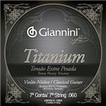 Ficha técnica e caractérísticas do produto Setima Corda Avulsa Nailon Titanium Tensao Extra Alta 0.060 Genwxta.7 - Giannini