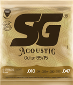 Ficha técnica e caractérísticas do produto Sg Strings Acoustic Guitar Bronze Light .010 - .047