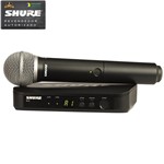 Ficha técnica e caractérísticas do produto Shure BLX-24BR/PG-58 J10 Sistema De Microfone Sem Fio De Mão