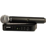 Ficha técnica e caractérísticas do produto Shure Microfone de Mão Sem Fio BLX24/SM58