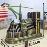 Ficha técnica e caractérísticas do produto Simulam Catedral de Notre Dame Forma Ornamentos de Metal Craft