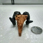 Ficha técnica e caractérísticas do produto FLY Simular Ornamento Paisagem Crânio Resinas para Reptile Caverna Aquário Terrarium Decoração Pet's product
