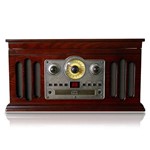 Sistema de Áudio Classic C/ Toca-Discos, AM/FM, Cassete, CD Players, Saída de Áudio e Entrada Auxiliar - CTX Classic - C...