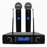 Leson - Sistema De Microfone Digital UHF Sem Fio Duplo PLL LSX02
