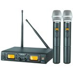 Ficha técnica e caractérísticas do produto Sistema De Microfone S/ Fio Digital Duplo Staner Srw48d Ht48