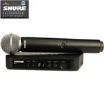 Ficha técnica e caractérísticas do produto Shure BLX-24BR/SM58 M15 Microfone Sem Fio de Mão