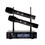 Sistema duplo de microfones sem fio com processo de recepção duo-4 diversity | TSI | BR-7000-UHF