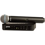Sistema Microfone Sem Fio Shure BLX24/Beta58 | de Mão