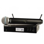 Sistema Microfone Sem Fio Shure BLX24R/BETA58 | de Mão