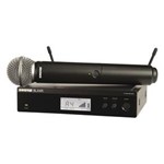 Ficha técnica e caractérísticas do produto Sistema Microfone Sem Fio Shure BLX24R/SM58 | de Mão