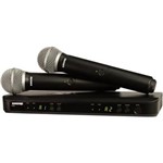Ficha técnica e caractérísticas do produto Sistema Microfone Sem Fio Shure BLX288/PG58
