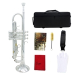 Ficha técnica e caractérísticas do produto Hao Slade Latão Kit Bb Trompete Para Iniciantes Professional Orchestral Music Supplies