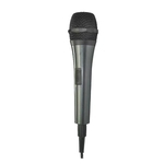 Ficha técnica e caractérísticas do produto Sliver Grey Wired Microfone Para Movendo tipo de bobina Speaker Cabe?a Chata Microfone