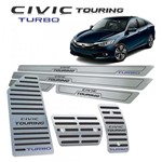 Ficha técnica e caractérísticas do produto Soleira BR Pedaleira Descanso Civic Touring 17/19 Aut - Jr