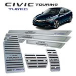 Ficha técnica e caractérísticas do produto Soleira Br Pedaleira Descanso Civic Touring 17/19 Aut