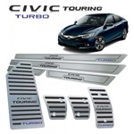 Ficha técnica e caractérísticas do produto Soleira BR Pedaleira Descanso Civic Touring 17/19 Manual - Jr