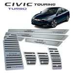 Ficha técnica e caractérísticas do produto Soleira Br Pedaleira Descanso Civic Touring 17/19 Manual