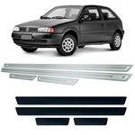 Ficha técnica e caractérísticas do produto Soleira de Porta Vinil Volkswagen Gol G2 1995 a 99 Aço Inox - Three Parts
