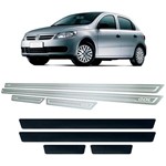 Ficha técnica e caractérísticas do produto Soleira de Porta Vinil Volkswagen Gol G5 2008 a 12 Aço Inox - Three Parts