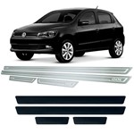 Ficha técnica e caractérísticas do produto Soleira de Porta Vinil Volkswagen Gol G6 2013 a 19 Aço Inox - Three Parts