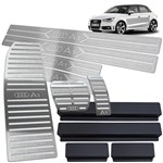 Ficha técnica e caractérísticas do produto Soleira Pedaleira Auto Descanso Audi A1 2011 a 2018 Prata 4P - Jr
