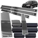 Ficha técnica e caractérísticas do produto Soleira Pedaleira Descanso Audi A3 Automático 2007 13 Preto - Jr