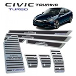 Ficha técnica e caractérísticas do produto Soleira Pedaleira Descanso Civic Touring 2017/2019 Manual - Jr