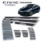 Ficha técnica e caractérísticas do produto Soleira Pedaleira Descanso Civic Touring 2017/2019 Manual
