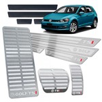 Ficha técnica e caractérísticas do produto Soleira Pedaleira Descanso Golf Tsi 2014/2019 I Aut Prata AR - Jr