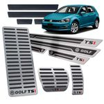 Ficha técnica e caractérísticas do produto Soleira Pedaleira Descanso Golf Tsi 2014/2019 I Aut Preto Ar