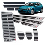 Ficha técnica e caractérísticas do produto Soleira Pedaleira Descanso Golf Tsi 2014/2019 I Manual Preto - Jr