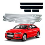 Ficha técnica e caractérísticas do produto Soleira + Vinil Audi A3 Sedan 2014 Até 2019