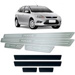 Ficha técnica e caractérísticas do produto Soleira + Vinil Ford Focus 2009 2010 2011 2012 2013 Aço Inox - Three Parts