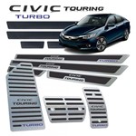 Ficha técnica e caractérísticas do produto Soleira Vinil Pedaleira Aut Descanso Civic Touring 2017/2019 - Jr