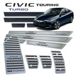 Ficha técnica e caractérísticas do produto Soleira Vinil Pedaleira Descanso Civic Touring 17/19 Manual - Jr